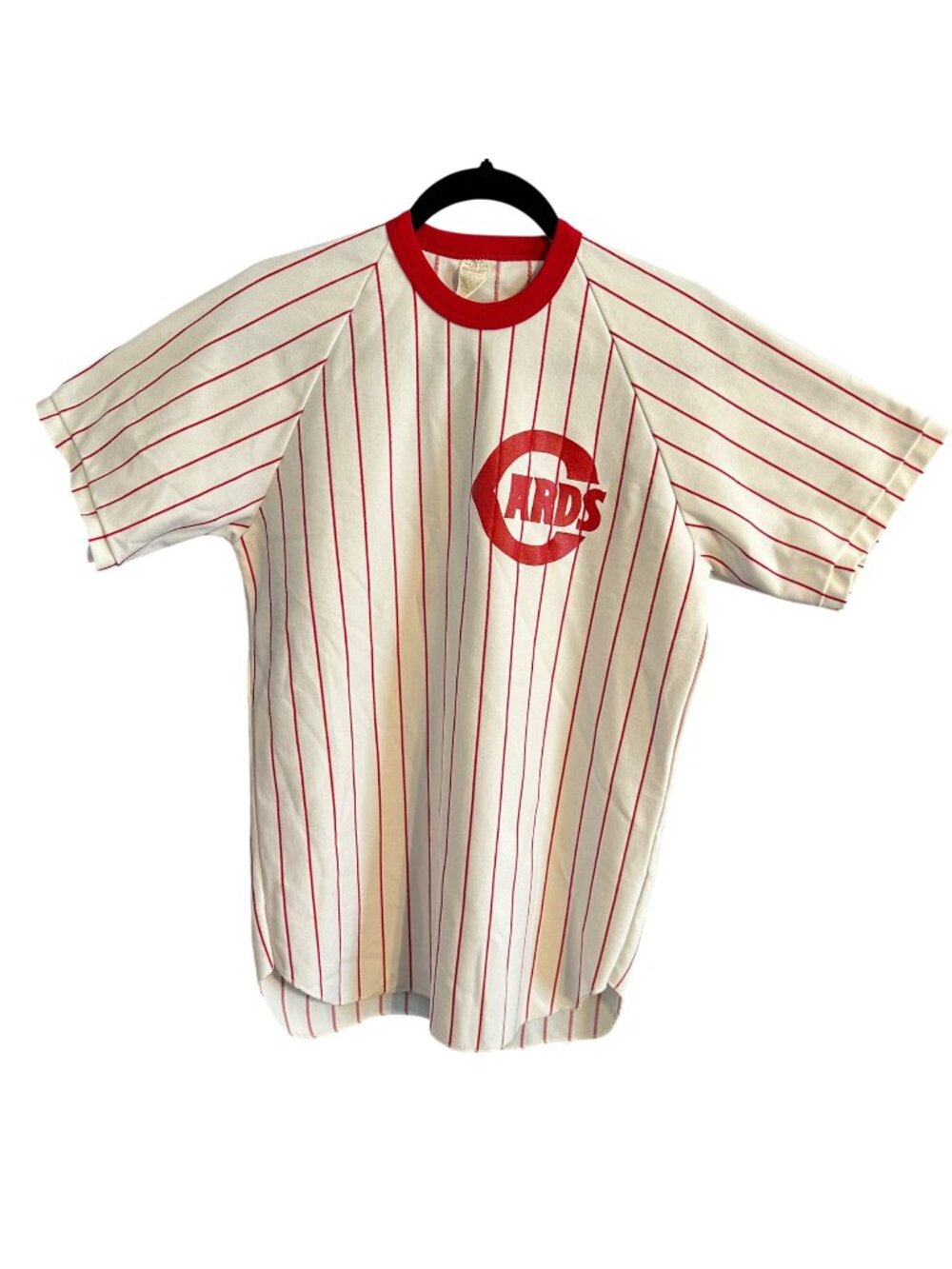 Vintage Cardinals Striped Baseball Jersey Southern Athletic L  USA 20x29